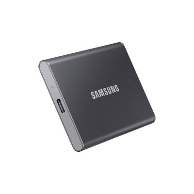 7. Dysk zewnętrzny SSD Samsung T7 (1TB; USB 3.2; szary; MU-PC1T0T/WW)