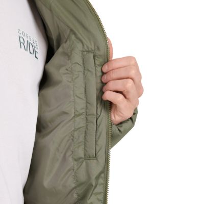 13. Kurtka puchowa męska 4F M0708 khaki 4FRAW25TDJAM0708 43S