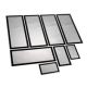 Demciflex Staubfilter-Set für Lian Li PC-O11 Air - schwarz/schwarz