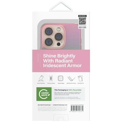 5. Etui UNIQ Iridescia Magclick Charging na iPhone 16 Pro - różowy