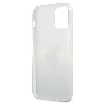 9. Etui U.S. Polo Assn. Gradient Pattern Collection na iPhone 12 mini - niebieskie