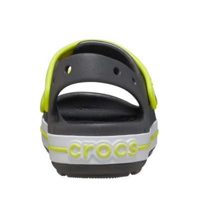 3. Sandały dla dzieci Crocs Crocband Cruiser szaro-zielone 209424 1NJ