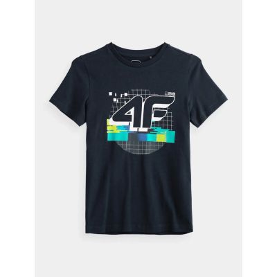 3. T-shirt chłopięcy 4F 4FJWSS25TTSHM3051-20S