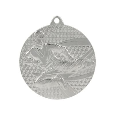 4. Medal srebrny- karate - medal stalowy