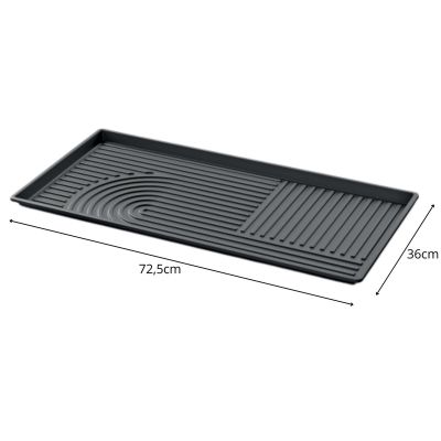 3. OCIEKACZ DUŻY PODSTAWKA POD BUTY TASSY DRY PAD CZARNY PROSPERPLAST