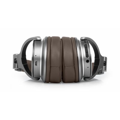 5. Muse M-278 BT Zestaw słuchawkowy Bezprzewodowy Opaska na głowę Micro-USB Bluetooth Brązowy, Srebrny