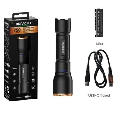 12. Latarka Duracell DF750R Blister