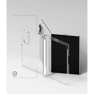 6. Etui Ringke Fusion Flap na Samsung Galaxy Z Fold 8 - przezroczyste
