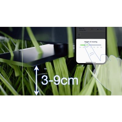 27. Ecovacs GOAT A3000 LiDAR PRO EU Kosiarka robot Bateria Czarny, Biały