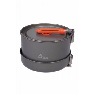 10. Fire-Maple Zestaw naczyń turystycznych Feast 4-Orange