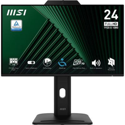24. MSI Pro MP242PMGDE monitor komputerowy 60,5 cm (23.8") 1920 x 1080 px Full HD LCD Czarny