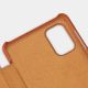 11. Nillkin Qin Case etui do Xiaomi Redmi Note 11 Pro+ (China) / Redmi Note 11 Pro (China) / Mi11i HyperCharge osłona na aparat kabura pokrowiec obudowa z klapką brązowy
