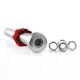 14. Gryf olimpijski 120cm z zaciskami lock jaw blac GOL160 
