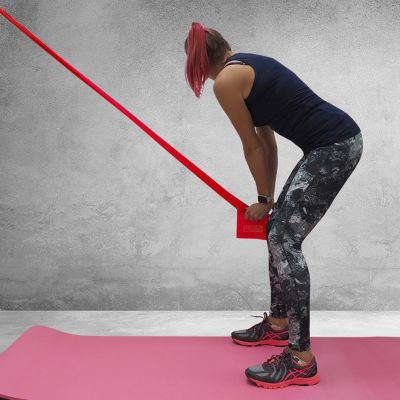 26. Guma Fitness Profit 120*15*0,55 cm czerwona  DK 2227