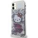 2. Etui Hello Kitty IML Kitty On Bricks Graffiti na iPhone 11 / Xr - białe