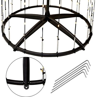 5. CHOINKA DEKORACYJNA 550LED SUPER CIEPŁY BIAŁY 300CM BLACK