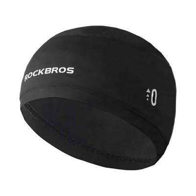 15. Czapka kolarska Rockbros YPP037 z wycięciami na okulary - czarna