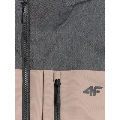 11. Kurtka snowboardowa membrana 10000 dziecięca 4F 4FJRAW25TTJAU1039-82S