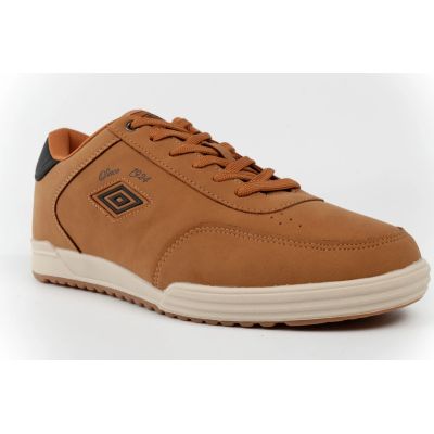 3. Umbro buty męskie sportowe Ipam Net modne brązowe sneakersy