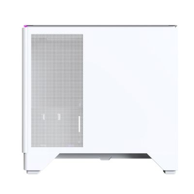 6. Montech KING 15 PRO PC-Gehäuse, Mini-Gehäuse, mATX, Tempered Glass, RGB - weiß