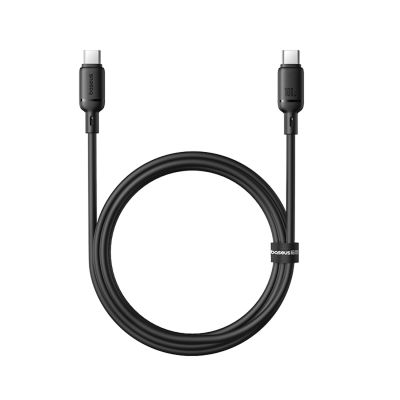 2. Kabel Baseus Silky Series 100W USB-C - USB-C 1m - czarny