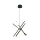 PENDANT LED LIGHT SIBIU 48W 4000K BLACK
