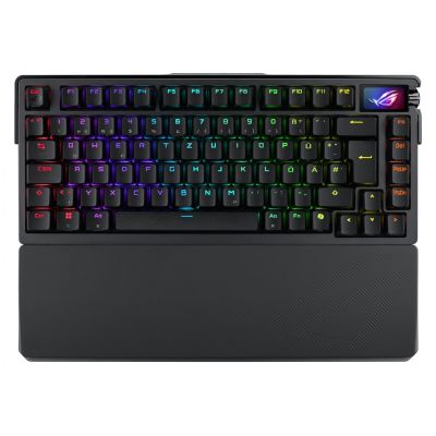 4. ASUS ROG Azoth Extreme klawiatura Gaming USB + RF Wireless + Bluetooth QWERTZ Czarny