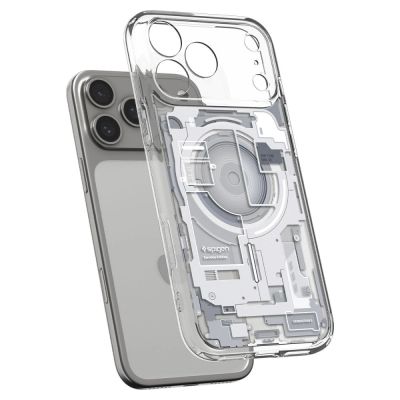4. Etui Spigen Ultra Hybrid MagSafe Zero One na iPhone 18 Pro / 17 Pro - białe