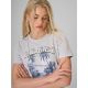 3. T-shirt regular z nadrukiem damski 4F 4FRAW26TTSHF4374-34S