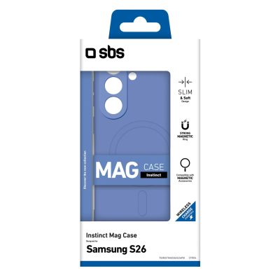 2. Etui SBS Instinct Mag na Samsung Galaxy S26 kompatybilne z MagSafe - niebieskie