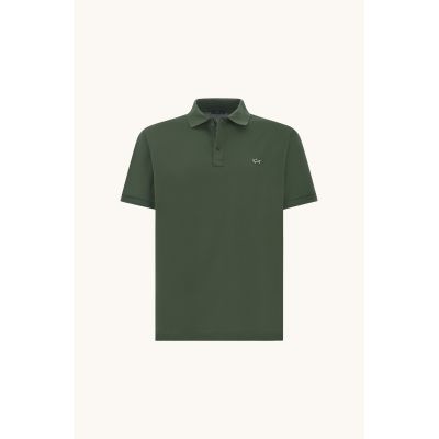 5. Koszulka polo męska Paul&Shark bawełniana oliwkowa 99311001-89 – klasyczna, sportowa elegancja