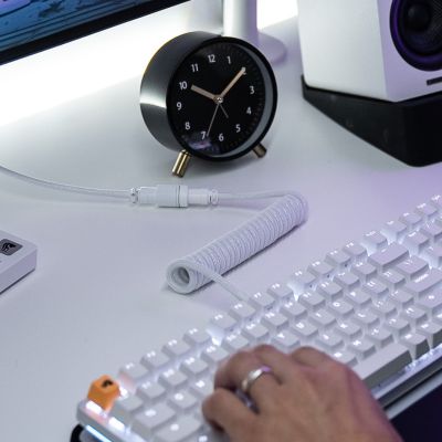 6. Glorious Gaming GLO-KB-ACC-CBL-COIL-GWHT kabel klawiatury/myszy Biały 1,4 m