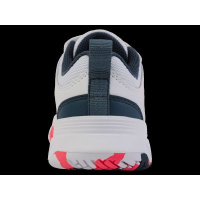 4. Sneakersy K-swiss COURTEXPRESS2STRAP WHITE/STARGAZER/NEON BLAZE-M (54495-129-M)