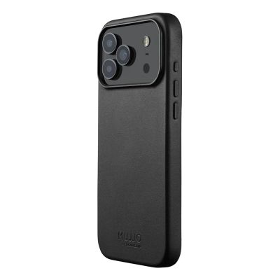 18. Etui skórzane do iPhone 17 Pro Max Black Mujjo