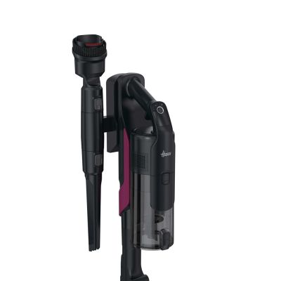 41. Hoover HF610HX 011 Pionowy odkurzacz Bateria Suchy EPA Bez worka 0,7 l 650 W Purpurowy 4 Ah