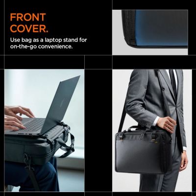 14. Torba Spigen KD300 na laptopa - czarna