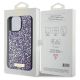 8. Etui Guess Rhinestone Metal Logo na iPhone 15 Pro Max - różowe