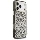 4. Etui Guess IML Leopard Glitter Triangle Logo MagSafe na iPhone 17 Pro Max / 18 Pro Max - czarne