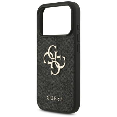 6. Etui Guess 4G Big Logo na iPhone 17 Pro / 18 Pro  - czarne