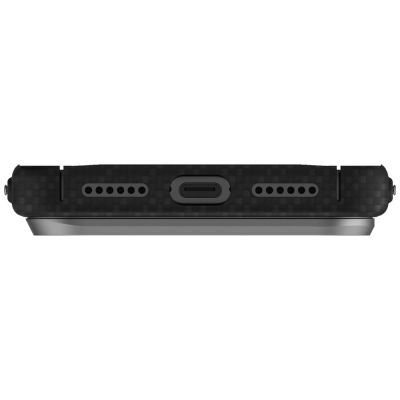 4. Etui UNIQ Keva EDGE Magclick Charging na iPhone 17 Pro Max - czarne