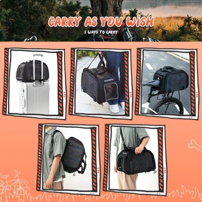 3. Rockbros torba rowerowa transportowa dla zwierząt