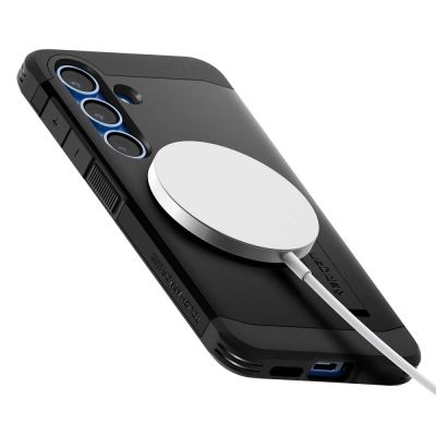 14. Etui Spigen Tough Armor MagSafe na Samsung Galaxy S25 - czarne