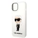 6. Etui Karl Lagerfeld Silicone Ikonik na iPhone 14 Plus - białe