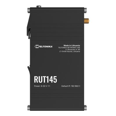 2. Teltonika RUT145 router bezprzewodowy Fast Ethernet Jedna częstotliwości (2,4 GHz) Czarny