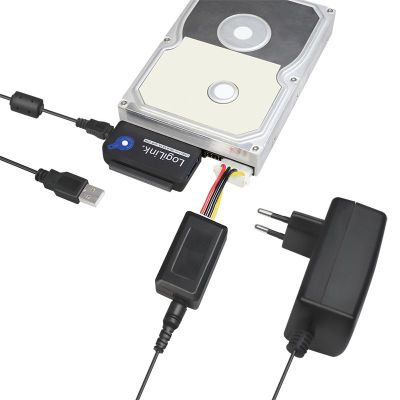 8. Adapter Logilink USB 2.0 na IDE i SATA 2.5" / 3.5" Czarny (AU0006C)