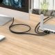 9. Kabel sieciowy Ethernet Orico PUG-C7 CAT7 10Gbps RJ45 internetowy LAN okrągły 0,5 m - czarny