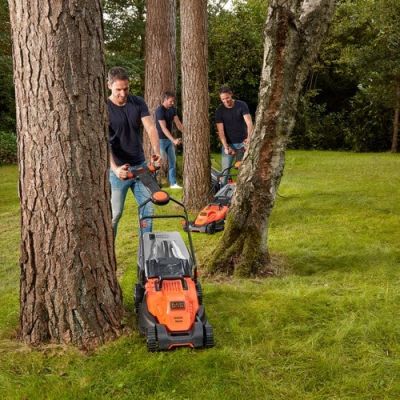 5. Black & Decker BEMW481ES Kosiarka do trawnika typu push Prąd przemienny Pomarańczowy
