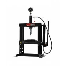 AWTOOLS Prasa hydrauliczna z manometrem 10T