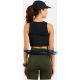 2. Koszulka tech. bez rękawów damska ODLO Tank crop X-ALP TRAIL CARGO czarna