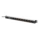 6. Digitus DN-95438 rozdzielacz zasilania PDU 9 x gniazdo sieciowe 1U Czarny, Srebrny